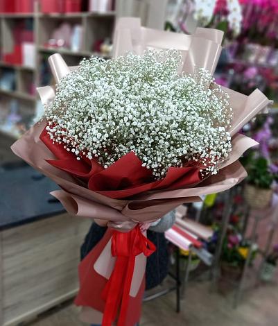 Букет цветов из: Гипсофила в Старонижестеблиевской