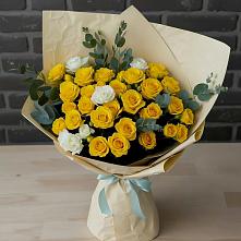 Букет цветов из:  Розы в Старонижестеблиевской