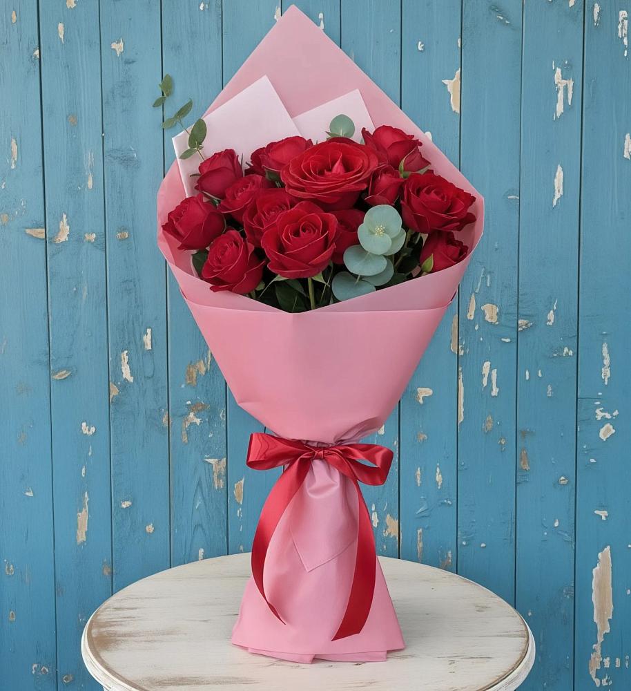 Букет цветов из: Розы в Старонижестеблиевской