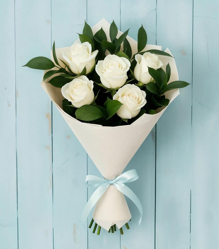 Букет цветов из: Розы в Старонижестеблиевской