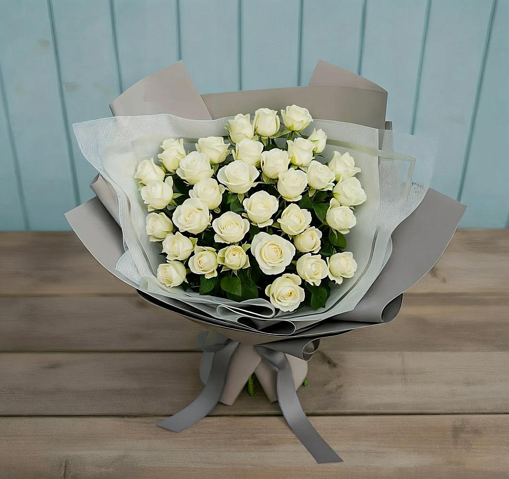 Букет Белоснежная нежность в Старонижестеблиевской