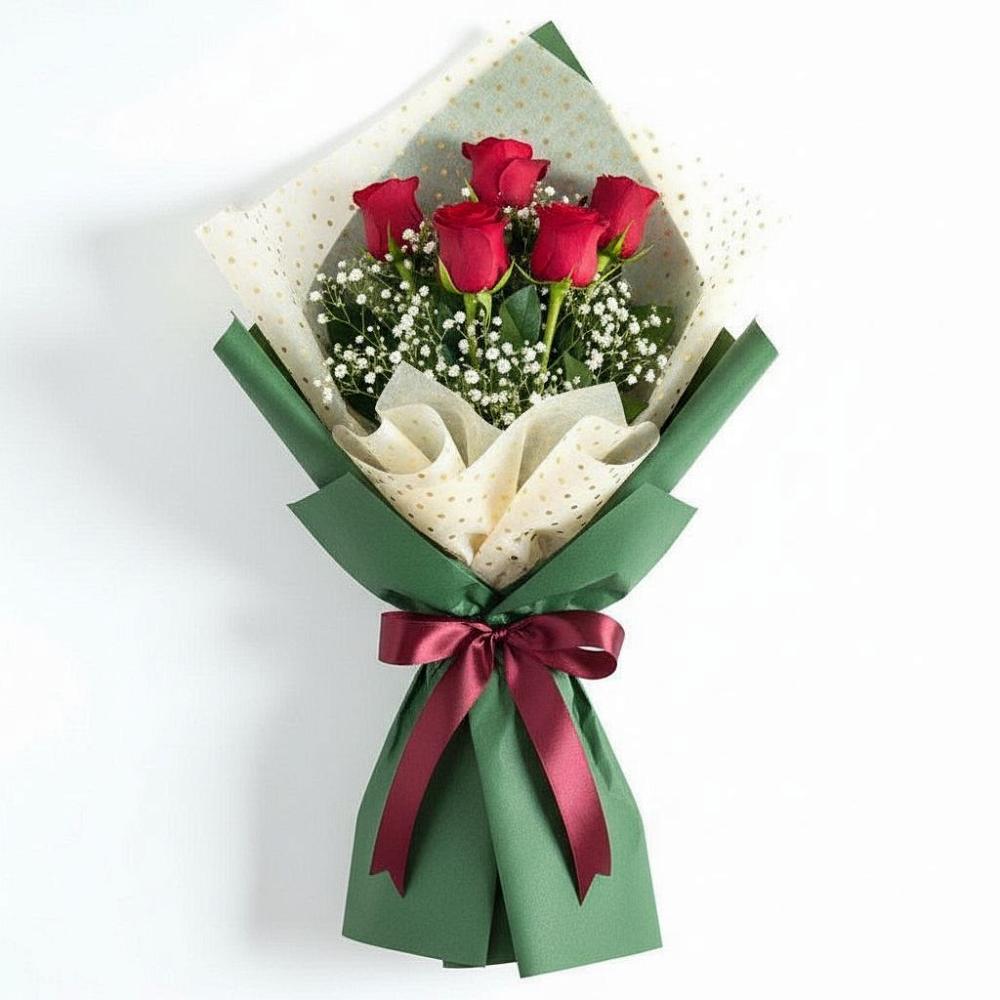 Букет цветов из: Розы в Старонижестеблиевской