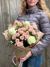 Букет цветов из:  Розы #REPLACE_PRED# Старонижестеблиевской