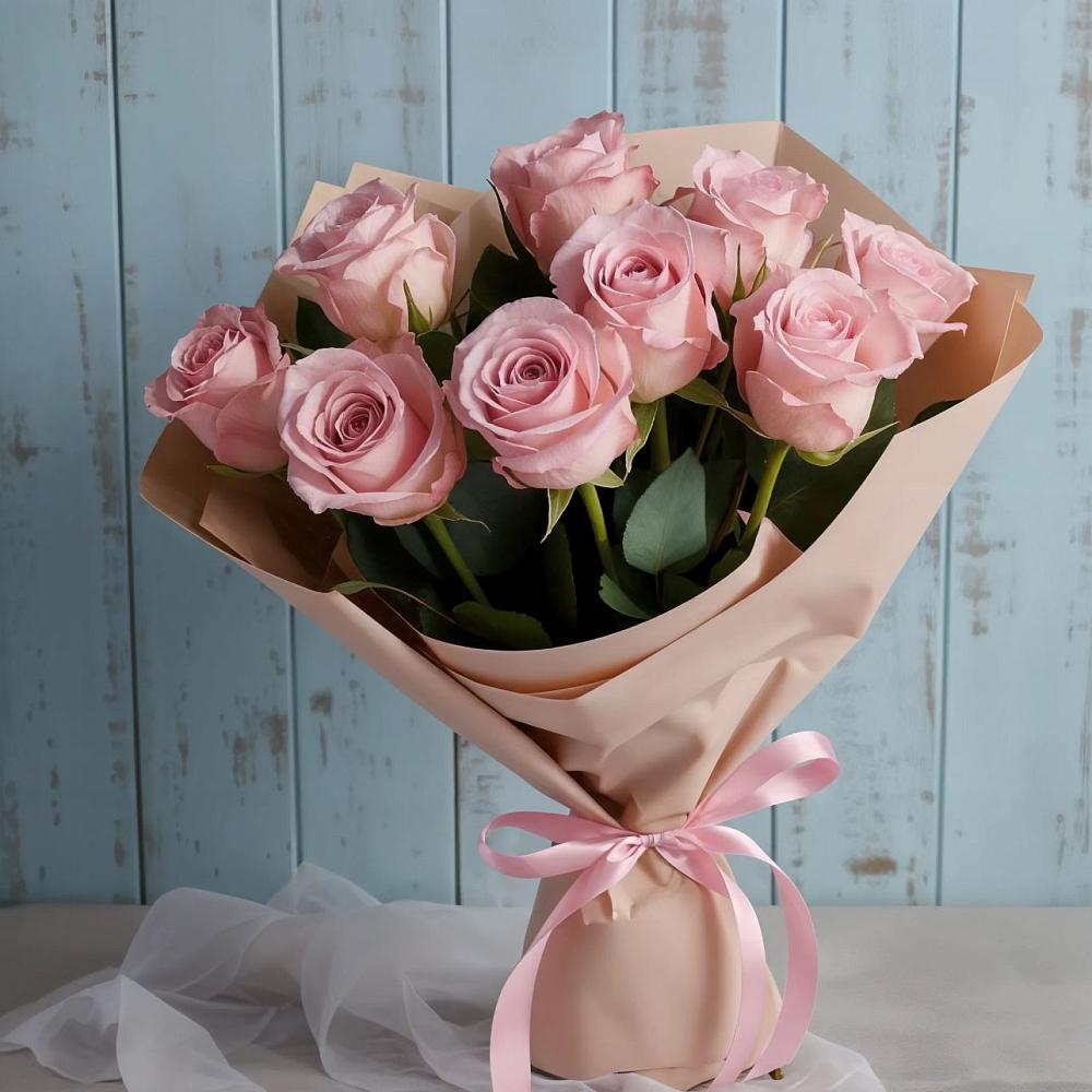 Букет цветов из: Розы в Старонижестеблиевской