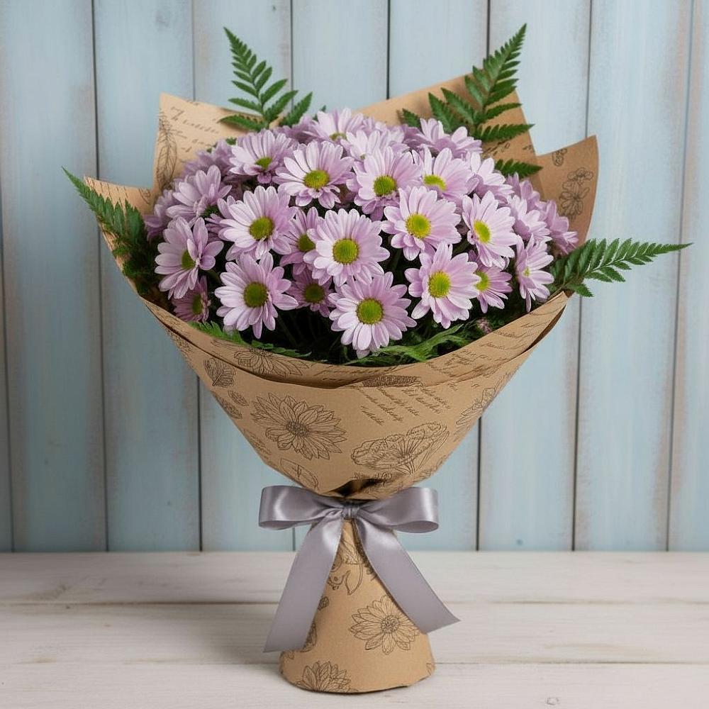 Букет цветов из: Хризантемы в Старонижестеблиевской