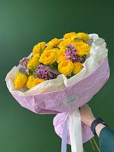 Букет Кустовые желтые розы #REPLACE_PRED# Старонижестеблиевской