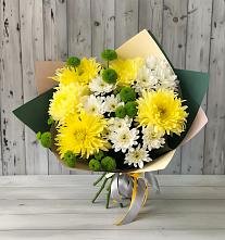 Букет цветов из:  Хризантемы в Старонижестеблиевской
