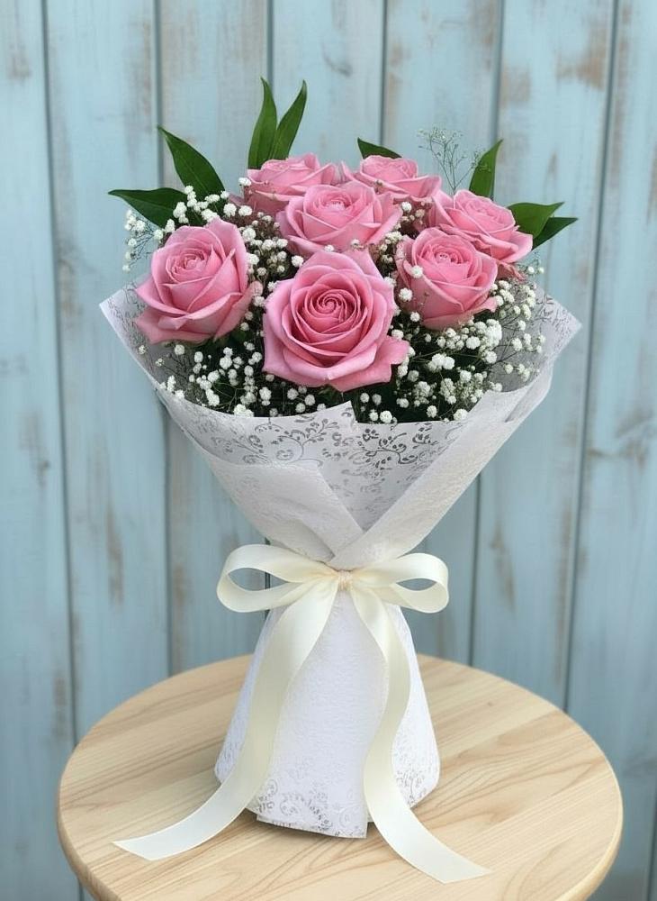 Букет цветов из: Розы в Старонижестеблиевской