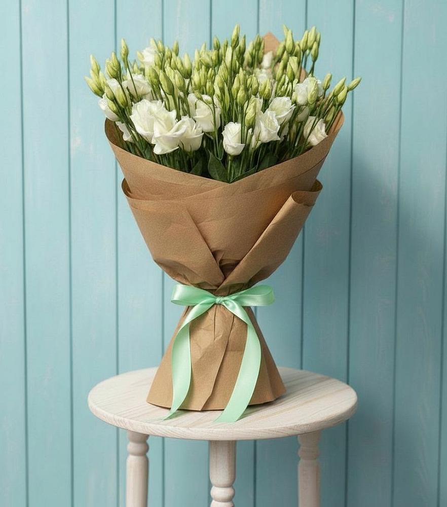 Букет цветов из: Лизиантусы в Старонижестеблиевской