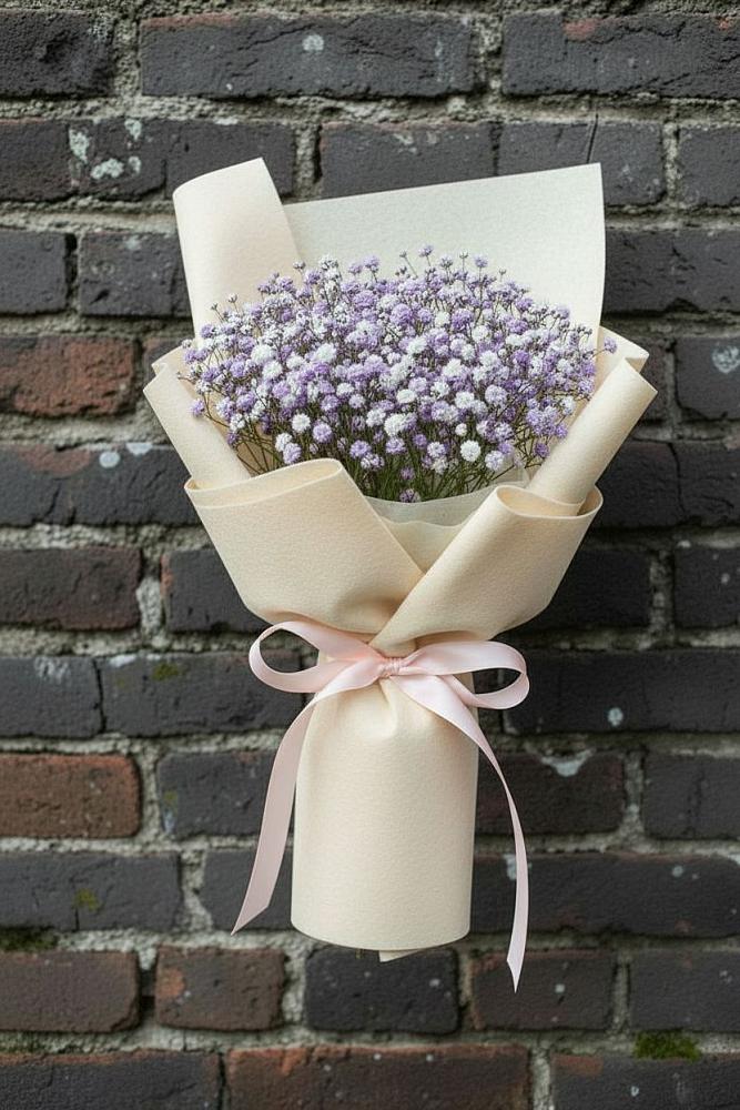 Букет цветов из: Гипсофила в Старонижестеблиевской