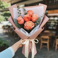 Букет цветов из:  Розы в Старонижестеблиевской