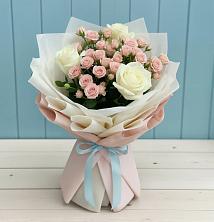 Букет цветов из:  Розы в Старонижестеблиевской