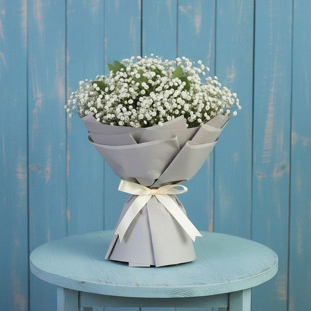 Букет цветов из: Гипсофила в Старонижестеблиевской