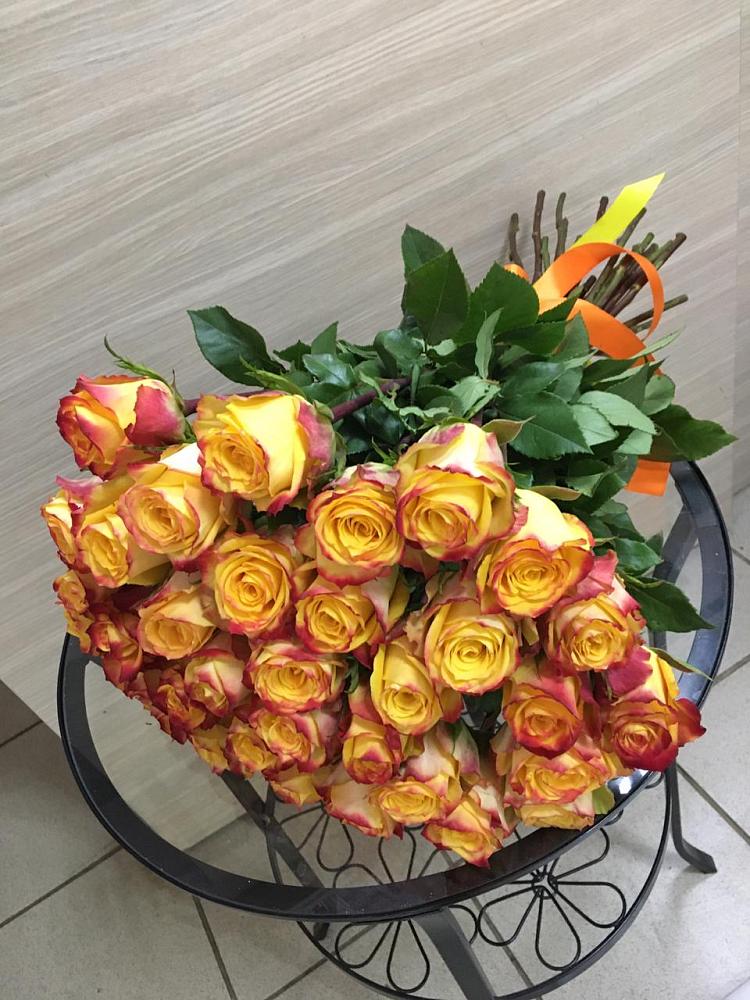 Букет Желтые розы в Старонижестеблиевской