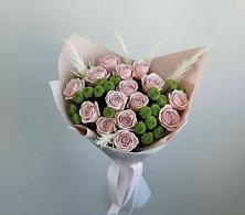 Букет цветов из:  Розы и Хризантемы в Старонижестеблиевской