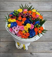 Букет цветов из:  Розы и Хризантемы #REPLACE_PRED# Старонижестеблиевской