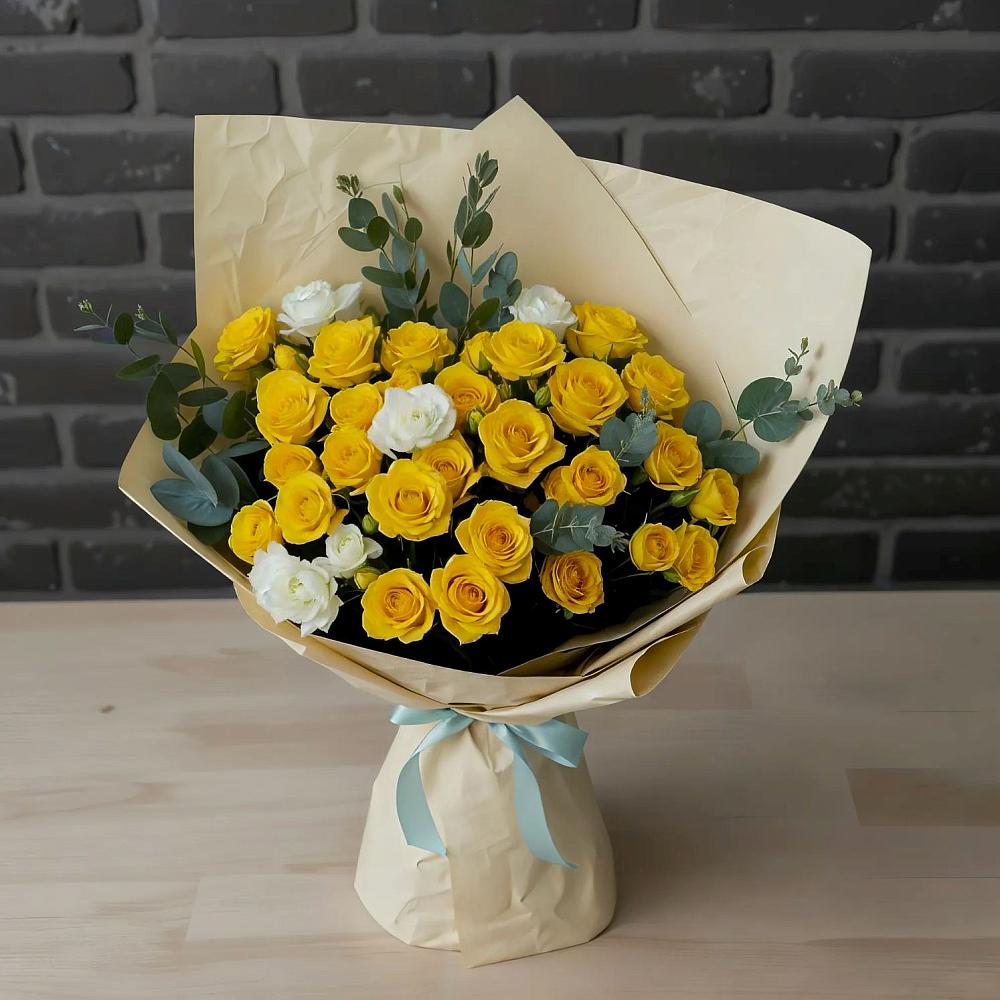 Букет цветов из: Розы в Старонижестеблиевской