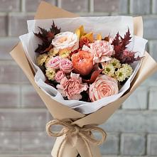 Букет цветов из:  Гвоздики, Хризантемы и Розы #REPLACE_PRED# Старонижестеблиевской