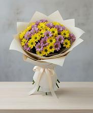 Букет цветов из:  Хризантемы в Старонижестеблиевской