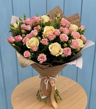 Букет цветов из:  Розы в Старонижестеблиевской