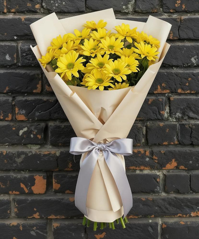 Букет цветов из: Хризантемы в Старонижестеблиевской