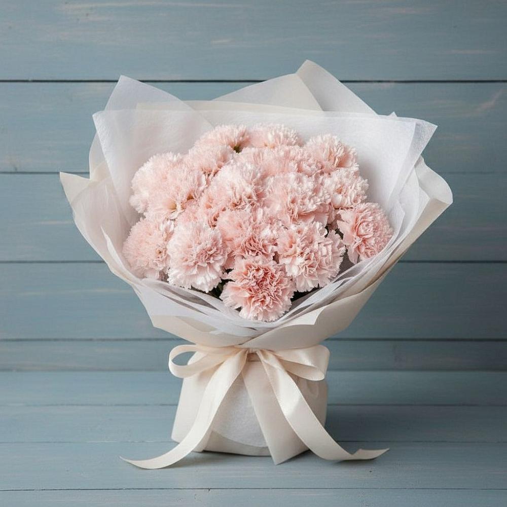 Букет цветов из: Гвоздики в Старонижестеблиевской