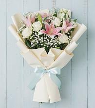 Букет цветов из:  Лилии в Старонижестеблиевской