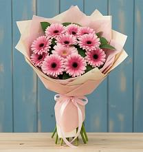 Букет цветов из:  Герберы в Старонижестеблиевской